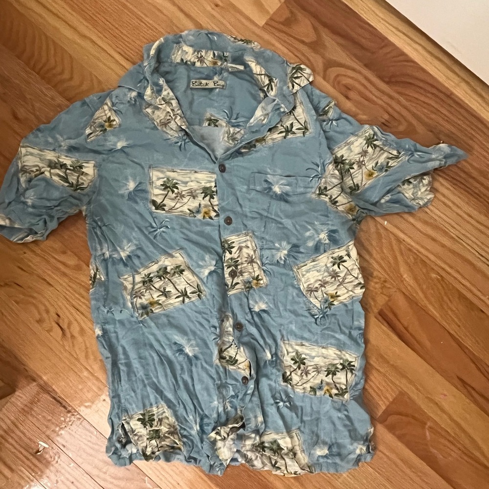 Authentic Hawaiian shirt, Small, Batik Bay button down